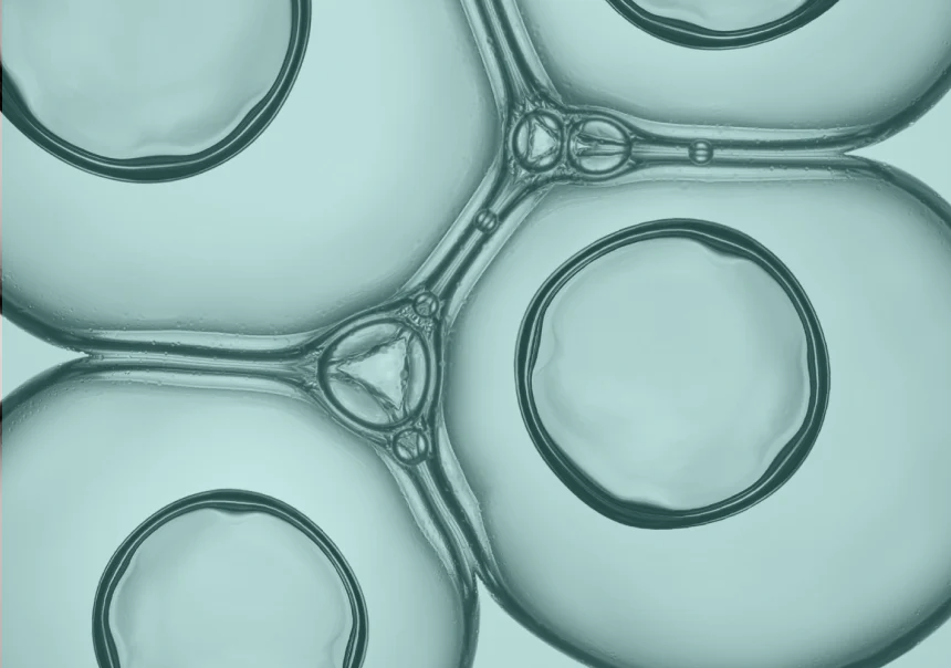 Scientific laboratory glassware background
